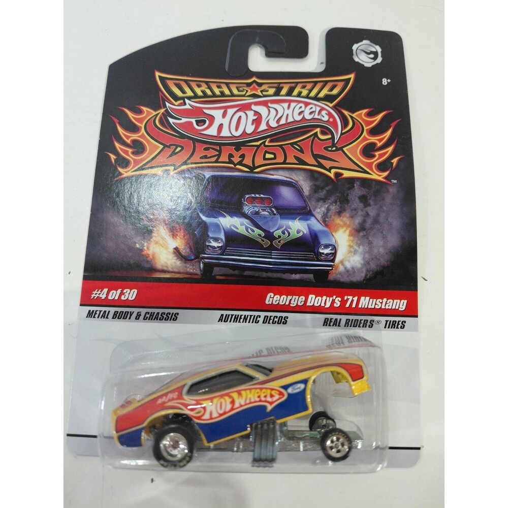 NIP Hot Wheels Dragstrip Demons 1:64 Die Cast George Doty's 1971 Ford Mustang